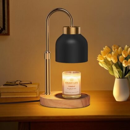 seenlast Adjustable Candle Warmer Lamp – Vintage-Style Table Wax & Jar Warmer