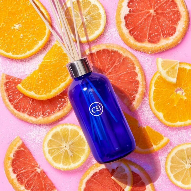 Capri Blue Volcano Reed Diffuser – 8 oz Luxury Home Fragrance (Cobalt Blue) - Image 2