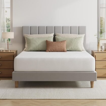 Novilla 10″ Gel Memory Foam Mattress – Queen Size, Cool & Pressure‑Relief