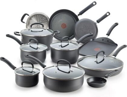 Anolon Advanced Home 11‑Piece Cookware Set – Hard‑Anodized Nonstick, Oven‑Safe