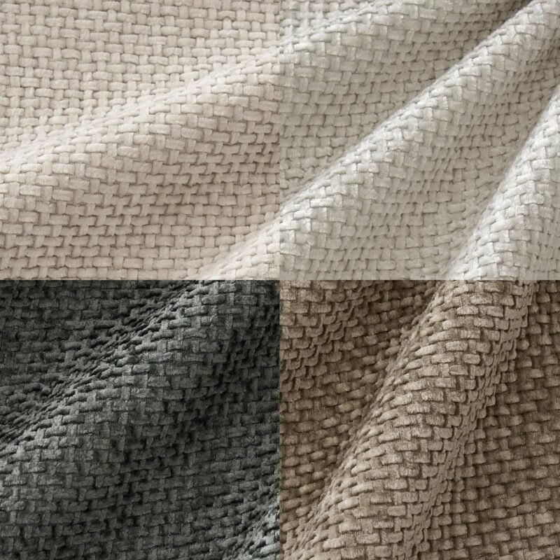 MIULEE 18″×18″ Neutral Chenille Pillow Covers – Pack of 4, Soft Decorative Throw Cushion Covers - Image 2
